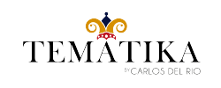 Logotipo Tematika Producciones, especialistas en hora loca en Lima Perú