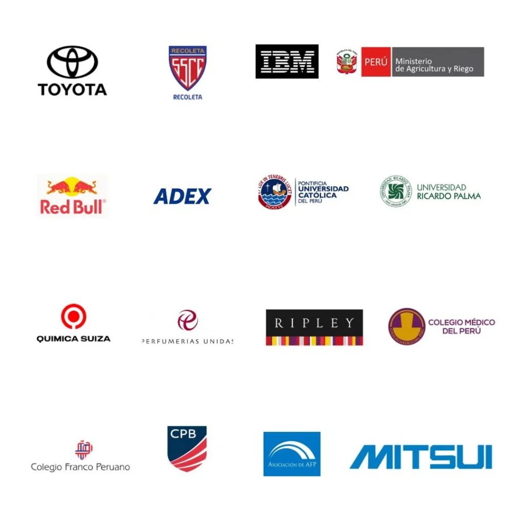 Marcas con las que ha trabajado y/o trabaja actualmente Tematika Producciones y Espectáculos en Lima