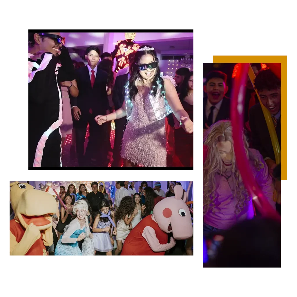 Espectáculo de 15 años con coreografía personalizada