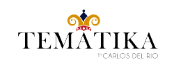 Logotipo Tematika Producciones, especialistas en hora loca en Lima Perú